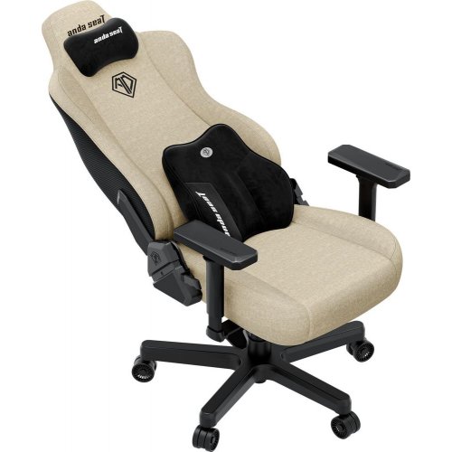 Игровое кресло Anda Seat Kaiser 3E XL Fabric (AD23YC-XL-09-I-CF-I01) Beige купить в Украине: Киев, Днепр, Харьков, Одесса  | Низкая цена, отзывы, характеристики от TELEMART фото