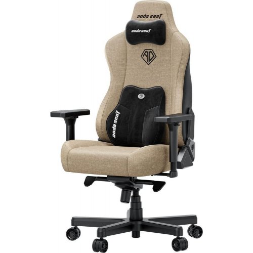 Игровое кресло Anda Seat Kaiser 3E XL Fabric (AD23YC-XL-09-H-CF-H01) Dark Beige купить в Украине: Киев, Днепр, Харьков, Одесса  | Низкая цена, отзывы, характеристики от TELEMART фото