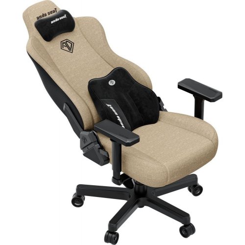 Игровое кресло Anda Seat Kaiser 3E XL Fabric (AD23YC-XL-09-H-CF-H01) Dark Beige купить в Украине: Киев, Днепр, Харьков, Одесса  | Низкая цена, отзывы, характеристики от TELEMART фото