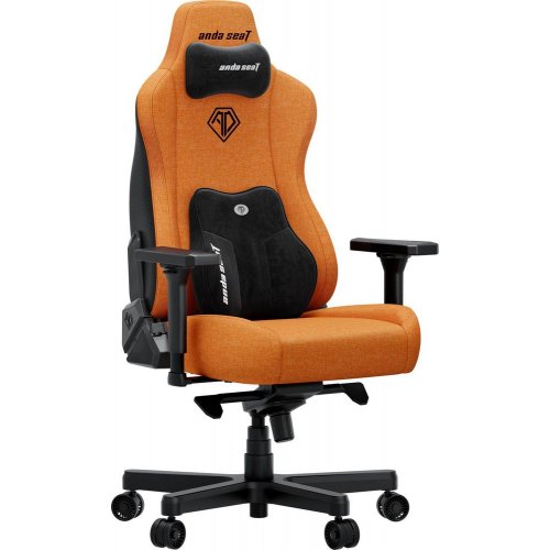 Игровое кресло Anda Seat Kaiser 3E XL Fabric (AD23YC-XL-09-O-CF-O01) Orange купить в Украине: Киев, Днепр, Харьков, Одесса  | Низкая цена, отзывы, характеристики от TELEMART фото