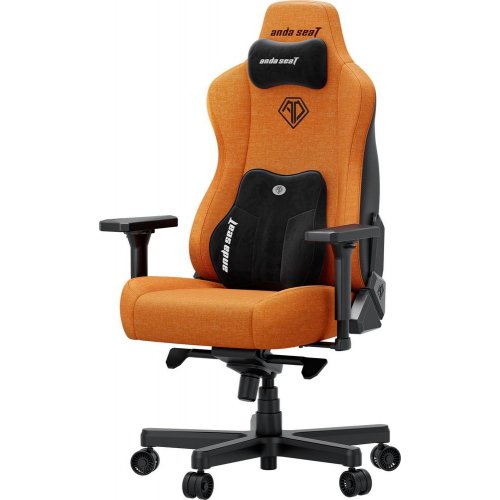Игровое кресло Anda Seat Kaiser 3E XL Fabric (AD23YC-XL-09-O-CF-O01) Orange купить в Украине: Киев, Днепр, Харьков, Одесса  | Низкая цена, отзывы, характеристики от TELEMART фото