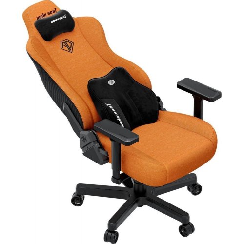 Игровое кресло Anda Seat Kaiser 3E XL Fabric (AD23YC-XL-09-O-CF-O01) Orange купить в Украине: Киев, Днепр, Харьков, Одесса  | Низкая цена, отзывы, характеристики от TELEMART фото