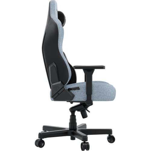 Игровое кресло Anda Seat Kaiser 3E XL Fabric (AD23YC-XL-09-T-CF-T01) Gray Blue купить в Украине: Киев, Днепр, Харьков, Одесса  | Низкая цена, отзывы, характеристики от TELEMART фото
