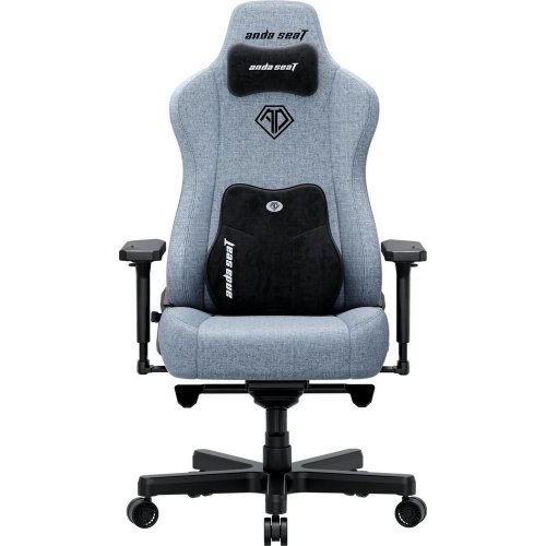 Игровое кресло Anda Seat Kaiser 3E XL Fabric (AD23YC-XL-09-T-CF-T01) Gray Blue купить в Украине: Киев, Днепр, Харьков, Одесса  | Низкая цена, отзывы, характеристики от TELEMART фото