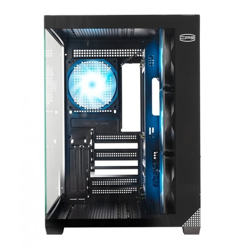Корпус PCCooler C3 T700 ARGB Tempered Glass без БП Black купить в Украине: Киев, Днепр, Харьков, Одесса  | Проверка совместимости, низкая цена, отзывы, характеристики от TELEMART фото