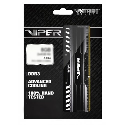 Photo RAM Patriot DDR3 16GB (2x8GB) 1866Mhz Viper 3 (PV316G186C0K) Black
