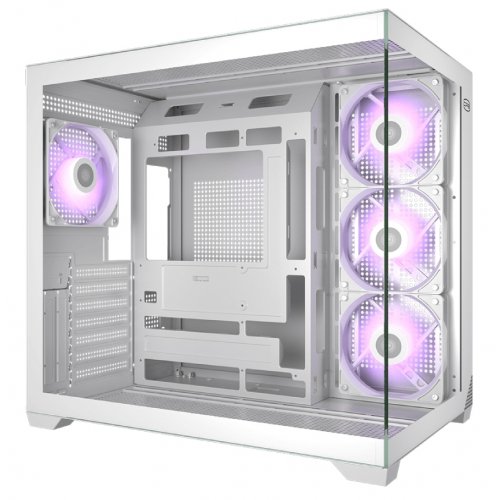 Корпус PCCooler C3 T700 ARGB Tempered Glass без БП White купить в Украине: Киев, Днепр, Харьков, Одесса  | Проверка совместимости, низкая цена, отзывы, характеристики от TELEMART фото