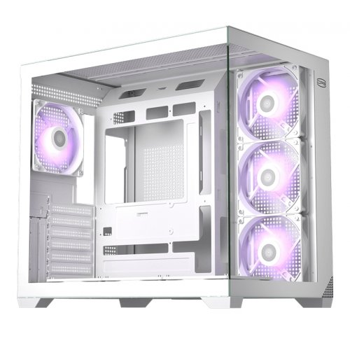 Корпус PCCooler C3 T700 ARGB Tempered Glass без БП White купить в Украине: Киев, Днепр, Харьков, Одесса  | Проверка совместимости, низкая цена, отзывы, характеристики от TELEMART фото
