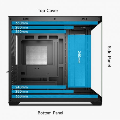 Корпус PCCooler C3 T700 ARGB Tempered Glass без БП White купить в Украине: Киев, Днепр, Харьков, Одесса  | Проверка совместимости, низкая цена, отзывы, характеристики от TELEMART фото