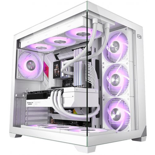 Корпус PCCooler C3 T700 Tempered Glass без БЖ White купити в Україні: Київ, Львів, Хмельницький, Тернопіль | Перевірка сумісності, низька ціна, відгуки, характеристики від TELEMART фото