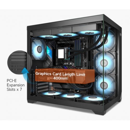 Корпус PCCooler C3 T700 Tempered Glass без БЖ White купити в Україні: Київ, Львів, Хмельницький, Тернопіль | Перевірка сумісності, низька ціна, відгуки, характеристики від TELEMART фото