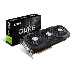 Відеокарта MSI GeForce GTX 1080 Ti DUKE OC 11264MB (GTX 1080 TI DUKE 11G OC) (Відновлено продавцем, 809525)