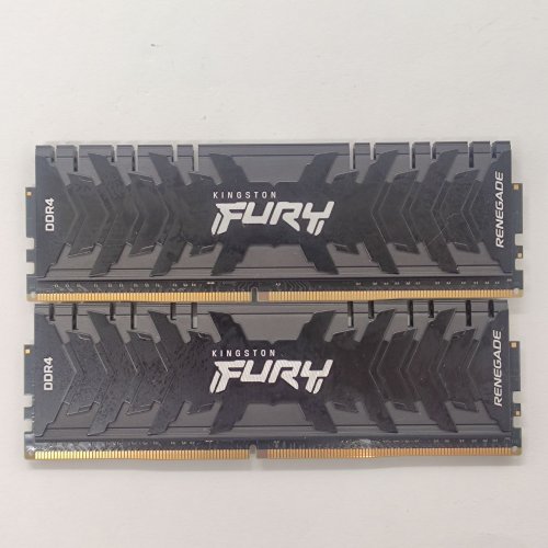 Озп Kingston DDR4 16GB (2x8GB) 3600Mhz FURY Renegade Black (KF436C16RBK2/16) (Відновлено продавцем, 809526) купити в Україні: Київ, Львів, Хмельницький, Тернопіль | Перевірка сумісності, низька ціна, відгуки, характеристики від TELEMART фото