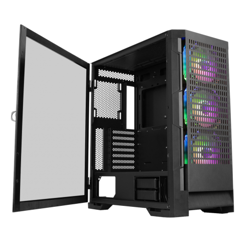 Корпус Frontier MALAVI Mesh без БЖ Black (Відновлено продавцем, 809531) купити в Україні: Київ, Львів, Хмельницький, Тернопіль | Перевірка сумісності, низька ціна, відгуки, характеристики від TELEMART фото