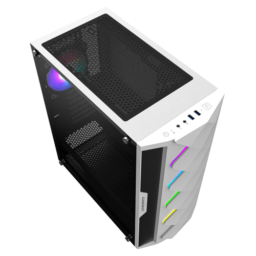 Корпус GAMEMAX Diamond ARGB Tempered Glass без БП White (Восстановлено продавцом, 809532) купить в Украине: Киев, Днепр, Харьков, Одесса  | Проверка совместимости, низкая цена, отзывы, характеристики от TELEMART фото