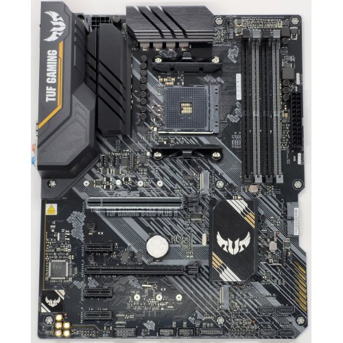 Материнская плата Asus TUF GAMING B450-PLUS II (sAM4, AMD B450) (Восстановлено продавцом, 809546) купить в Украине: Киев, Днепр, Харьков, Одесса  | Проверка совместимости, низкая цена, отзывы, характеристики от TELEMART фото