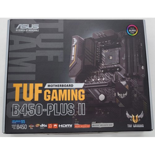 Материнская плата Asus TUF GAMING B450-PLUS II (sAM4, AMD B450) (Восстановлено продавцом, 809546) купить в Украине: Киев, Днепр, Харьков, Одесса  | Проверка совместимости, низкая цена, отзывы, характеристики от TELEMART фото