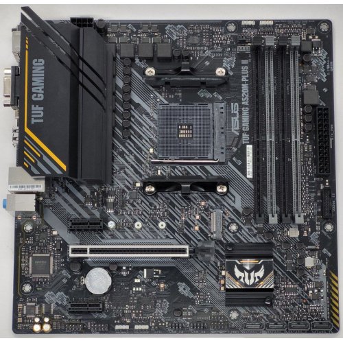 Материнська плата Asus TUF GAMING A520M-PLUS II (sAM4, A520) (Відновлено продавцем, 809547) купити в Україні: Київ, Львів, Хмельницький, Тернопіль | Перевірка сумісності, низька ціна, відгуки, характеристики від TELEMART фото