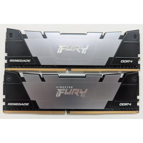 Озп Kingston DDR4 16GB (2x8GB) 3600Mhz FURY Renegade Black (KF436C16RB2K2/16) (Відновлено продавцем, 809548) купити в Україні: Київ, Львів, Хмельницький, Тернопіль | Перевірка сумісності, низька ціна, відгуки, характеристики від TELEMART фото