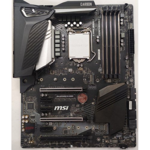 Материнська плата MSI MPG Z390 GAMING PRO CARBON (s1151-v2, Intel Z390) (Відновлено продавцем, 809573) купити в Україні: Київ, Львів, Хмельницький, Тернопіль | Перевірка сумісності, низька ціна, відгуки, характеристики від TELEMART фото