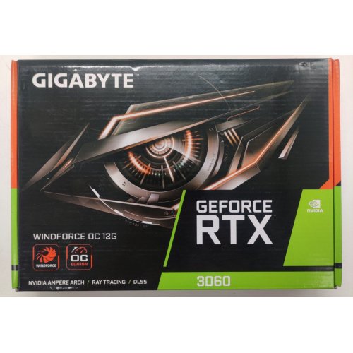 Видеокарта Gigabyte GeForce RTX 3060 WindForce OC 12228MB (GV-N3060WF2OC-12GD) (Восстановлено продавцом, 809606) купить в Украине: Киев, Днепр, Харьков, Одесса  | Проверка совместимости, низкая цена, отзывы, характеристики от TELEMART фото