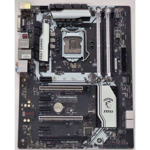 Материнская плата MSI Z170A KRAIT GAMING 3X (s1151, Intel Z170) (Восстановлено продавцом, 809619) купить в Украине: Киев, Днепр, Харьков, Одесса  | Проверка совместимости, низкая цена, отзывы, характеристики от TELEMART фото