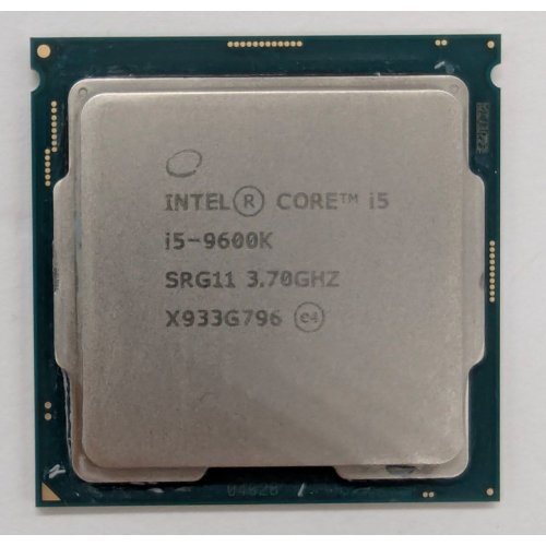 Процессор Intel Core i5-9600K 3.7(4.6)GHz 9MB s1151 Tray (CM8068403874404) (Восстановлено продавцом, 809634) купить в Украине: Киев, Днепр, Харьков, Одесса  | Проверка совместимости, низкая цена, отзывы, характеристики от TELEMART фото