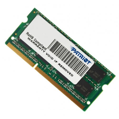 Photo RAM Patriot SODIMM DDR3 4GB 1600Mhz (PSD34G160081S)