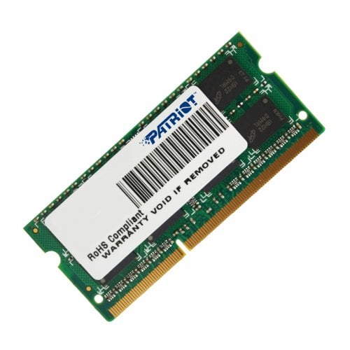 Photo RAM Patriot SODIMM DDR3 4GB 1600Mhz (PSD34G160081S)