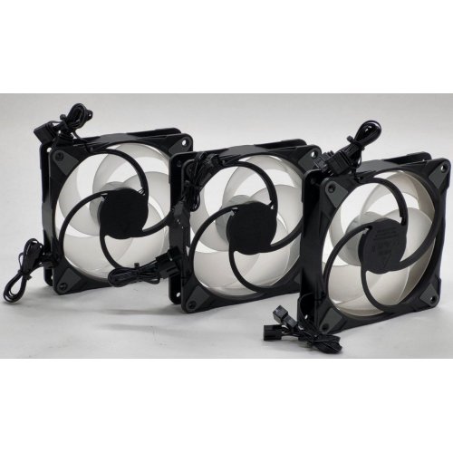 Набір кулерів для корпусу Arctic P12 PWM PST A-RGB 0dB (3-Fan Pack) (ACFAN00232A) Black (Відновлено продавцем, 809661) купити в Україні: Київ, Львів, Хмельницький, Тернопіль | Перевірка сумісності, низька ціна, відгуки, характеристики від TELEMART фото
