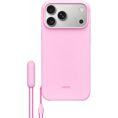 Чохол для смартфона Apple Beats Kickstand Case with MagSafe and Camera Control for Apple iPhone 17 Pro Max (MGYA4LL/A) Pebble Pink купити в Україні: Київ, Львів, Хмельницький, Тернопіль | Низька ціна, відгуки, характеристики від TELEMART фото
