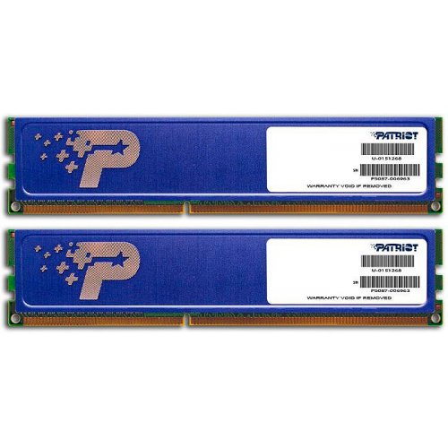Photo RAM Patriot DDR3 8GB (2x4GB) 1333Mhz (PSD38G1333KH)