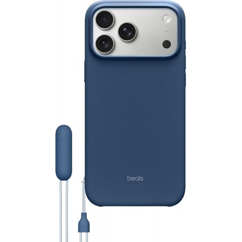 Чехол для смартфона Apple Beats Kickstand Case with MagSafe and Camera Control for Apple iPhone 17 Pro Max (MGTR4LL/A) Bedrock Blue купить в Украине: Киев, Днепр, Харьков, Одесса  | Низкая цена, отзывы, характеристики от TELEMART фото