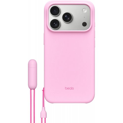 Чехол для смартфона Apple Beats Kickstand Case with MagSafe and Camera Control for Apple iPhone 17 Pro (MGY84LL/A) Pebble Pink купить в Украине: Киев, Днепр, Харьков, Одесса  | Низкая цена, отзывы, характеристики от TELEMART фото