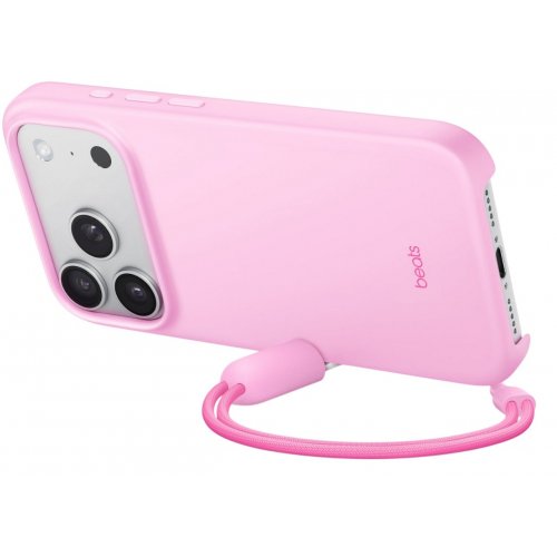 Чехол для смартфона Apple Beats Kickstand Case with MagSafe and Camera Control for Apple iPhone 17 Pro (MGY84LL/A) Pebble Pink купить в Украине: Киев, Днепр, Харьков, Одесса  | Низкая цена, отзывы, характеристики от TELEMART фото