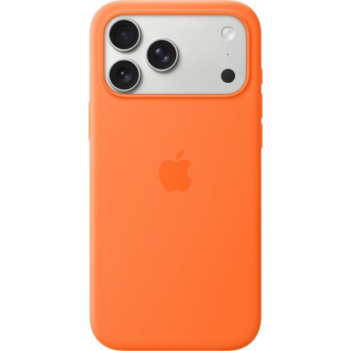 Чехол для смартфона Apple Silicone Case with MagSafe for Apple iPhone 17 Pro Max (MGFL4ZM/A) Orange купить в Украине: Киев, Днепр, Харьков, Одесса  | Низкая цена, отзывы, характеристики от TELEMART фото