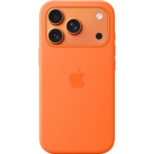 Чехол для смартфона Apple Silicone Case with MagSafe for Apple iPhone 17 Pro (MGFE4ZM/A) Orange купить в Украине: Киев, Днепр, Харьков, Одесса  | Низкая цена, отзывы, характеристики от TELEMART фото