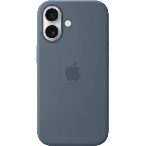 Чехол для смартфона Apple Silicone Case with MagSafe Apple iPhone 17 (MGEW4ZM/A) Anchor Blue купить в Украине: Киев, Днепр, Харьков, Одесса  | Низкая цена, отзывы, характеристики от TELEMART фото