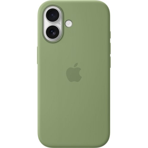 Чехол для смартфона Apple Silicone Case with MagSafe Apple iPhone 17 (MGEX4ZM/A) Light Moss купить в Украине: Киев, Днепр, Харьков, Одесса  | Низкая цена, отзывы, характеристики от TELEMART фото