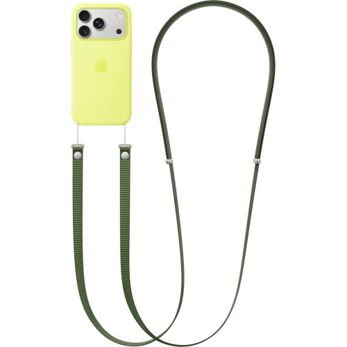 Ремешок для смартфона Apple Crossbody Strap (MGGF4ZM/A) Green купить в Украине: Киев, Днепр, Харьков, Одесса  | Низкая цена, отзывы, характеристики от TELEMART фото