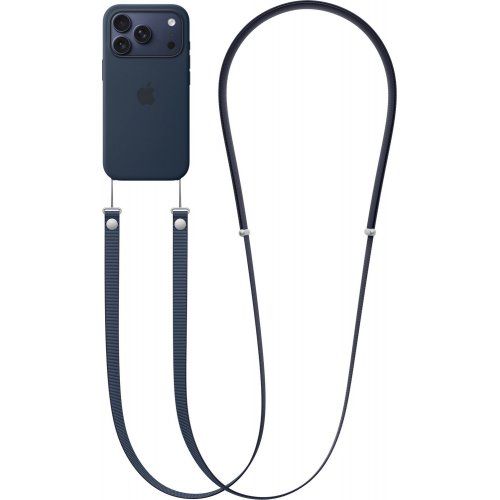 Ремешок для смартфона Apple Crossbody Strap (MGGG4ZM/A) Blue купить в Украине: Киев, Днепр, Харьков, Одесса  | Низкая цена, отзывы, характеристики от TELEMART фото
