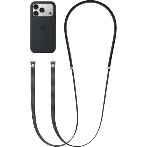 Ремешок для смартфона Apple Crossbody Strap (MGGL4ZM/A) Black купить в Украине: Киев, Днепр, Харьков, Одесса  | Низкая цена, отзывы, характеристики от TELEMART фото
