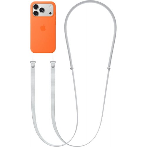 Ремешок для смартфона Apple Crossbody Strap (MGGM4ZM/A) Light Gray купить в Украине: Киев, Днепр, Харьков, Одесса  | Низкая цена, отзывы, характеристики от TELEMART фото