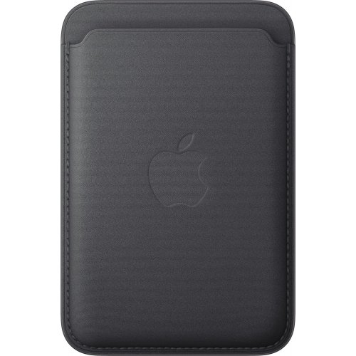 Чехол-бумажник Apple FineWoven Wallet with MagSafe for Apple iPhone (MGHA4ZM/A) Black купить в Украине: Киев, Днепр, Харьков, Одесса  | Низкая цена, отзывы, характеристики от TELEMART фото