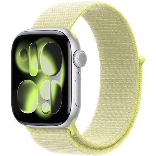 Ремінець Apple Sport Loop for Apple Watch 42mm (MFFF4ZM/A) Neon Yellow купити в Україні: Київ, Львів, Хмельницький, Тернопіль | Низька ціна, відгуки, характеристики від TELEMART фото