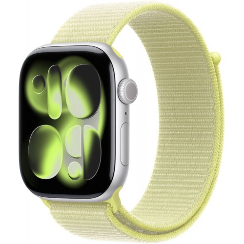 Ремінець Apple Sport Loop for Apple Watch 46mm (MFFL4ZM/A) Neon Yellow купити в Україні: Київ, Львів, Хмельницький, Тернопіль | Низька ціна, відгуки, характеристики від TELEMART фото
