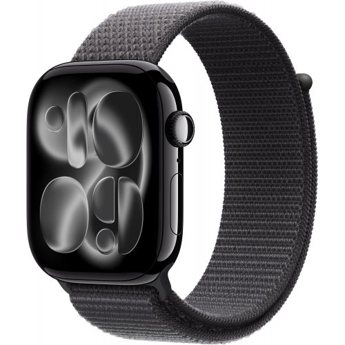 Ремінець Apple Sport Loop for Apple Watch 46mm (MFFM4ZM/A) Dark Gray купити в Україні: Київ, Львів, Хмельницький, Тернопіль | Низька ціна, відгуки, характеристики від TELEMART фото