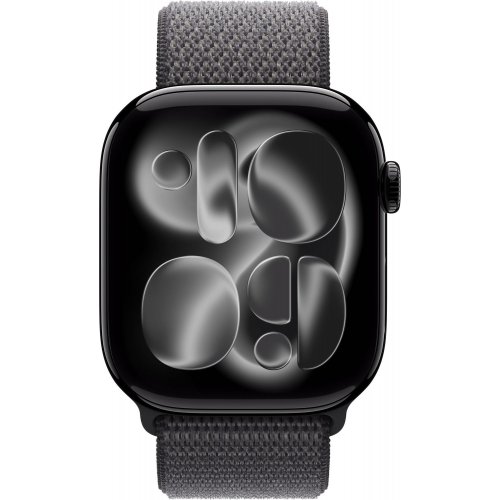 Ремінець Apple Sport Loop for Apple Watch 46mm (MFFM4ZM/A) Dark Gray купити в Україні: Київ, Львів, Хмельницький, Тернопіль | Низька ціна, відгуки, характеристики від TELEMART фото
