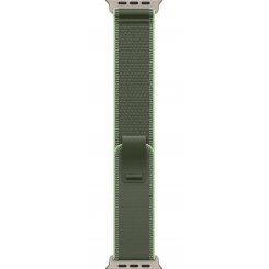 Ремінець Apple Trail Loop Natural Titanium Finish for Apple Watch 49mm M/L (MFT54ZM/A) Green/Neon