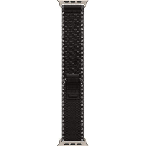 Ремешок Apple Trail Loop Natural Titanium Finish for Apple Watch 49mm S/M (MFT84ZM/A) Black/Charcoal купить в Украине: Киев, Днепр, Харьков, Одесса  | Низкая цена, отзывы, характеристики от TELEMART фото